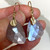 Moonstone Pebble Earrings | Gold, Faceted Moonstone | Handmade Fine Jewelry by K.MITA