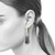 Diamond Ombre Earrings | Gold and Silver, Diamonds | Handmade Fine Jewelry by K.MITA 