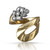 Marlene Ring by K.MITA | 18K Yellow Gold, Diamonds | Handmade Fine Jewelry