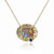 Petite Marigold Necklace | Gold, Opal, Blue Sapphire | Handmade Fine Jewelry by K.MITA