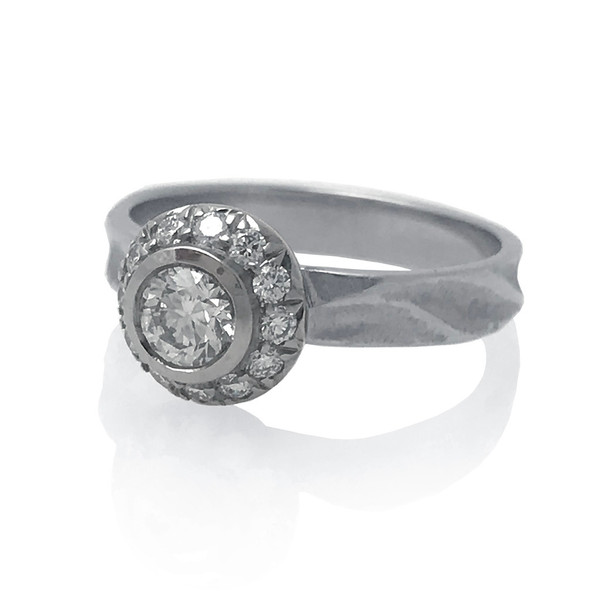 Ice Diamond Ring by K.MITA | Bridal | Handmade Fine Jewelry by K.MITA 