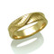 Men's Wave Crest Ring | Yellow Gold | Handmade Bridal Jewelry by K.MITA