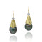 Midori Earrings | Gold and Tahitian Peal | Handmade Fine Jewelry by K.MITA