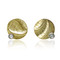 Gold Small Round Studs | Gold and Diamonds | Unique Fine Jewelry by  K.MITA