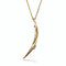 Crescent Moon Pendant | Gold and Diamonds | Modern Fine Jewelry by K.MITA