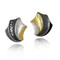 Shell Shape Earrings | Gold and Silver, Diamonds | Fine Art Jewelry by K.MITA