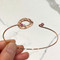 Pebble Bracelet II | Rose Gold and Pink Sapphire|  Modern Art Jewelry by K.Mita