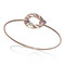 Pebble Bracelet II | Rose Gold and Pink Sapphire|  Modern Art Jewelry by K.Mita