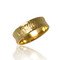 Washi Concaved Ring | Textured Gold | Modern Fine Jewelry by K.MITA