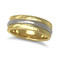 K.Mita Rivulet Band | Yellow and White Gold| Handmade Fine Jewelry