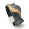 Shoreline Cuff II | Gold and Silver, Diamonds | Handmade Art Jewelry by K.MITA