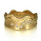 Shoreline Ring (Front View)| Gold, Diamonds | Handmade Fine Jewelry by K.MITA