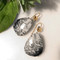 Vermont Earrings | Dendritic opal/quartz doublets | Handmade Fine Jewelry by K.MITA