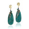 K.Mita's Lagos Earrings | Green-blue Amazonite | Handmade Fine Jewelry