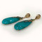 K.Mita's Lagos Earrings | Green-blue Amazonite | Handmade Fine Jewelry