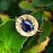 K.Mita's Petite Pebble Ring | Blue Sapphire, Gold | Handmade Designer Jewelry