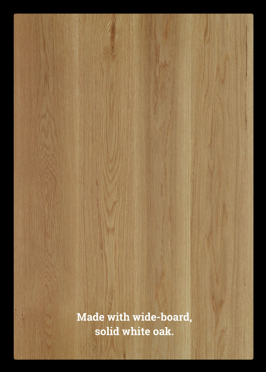 White Oak Table Top Custom Made Order Online