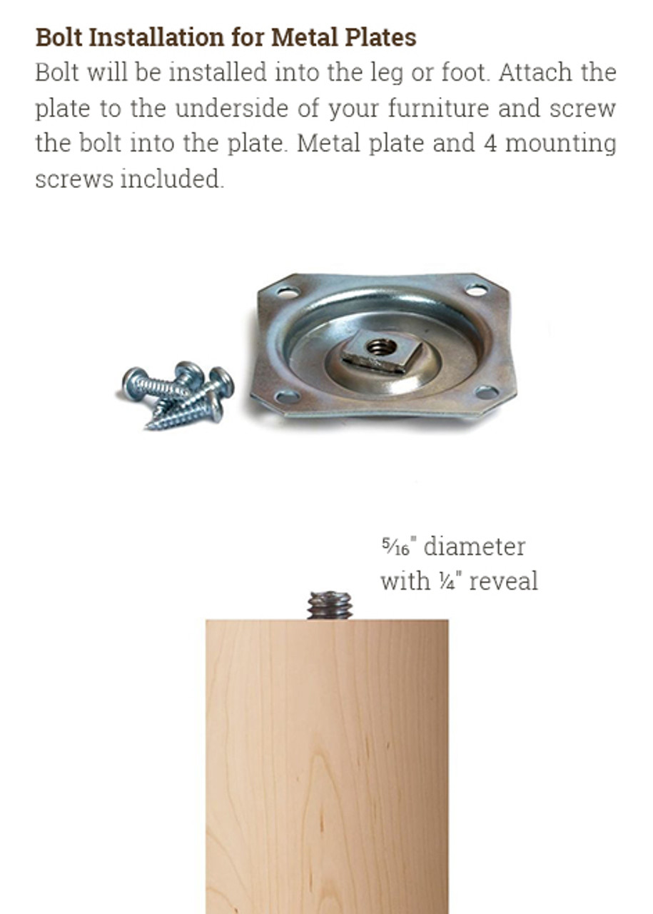 Rectangular Screw-On Door/Name Plate (1 1/4 x 3)