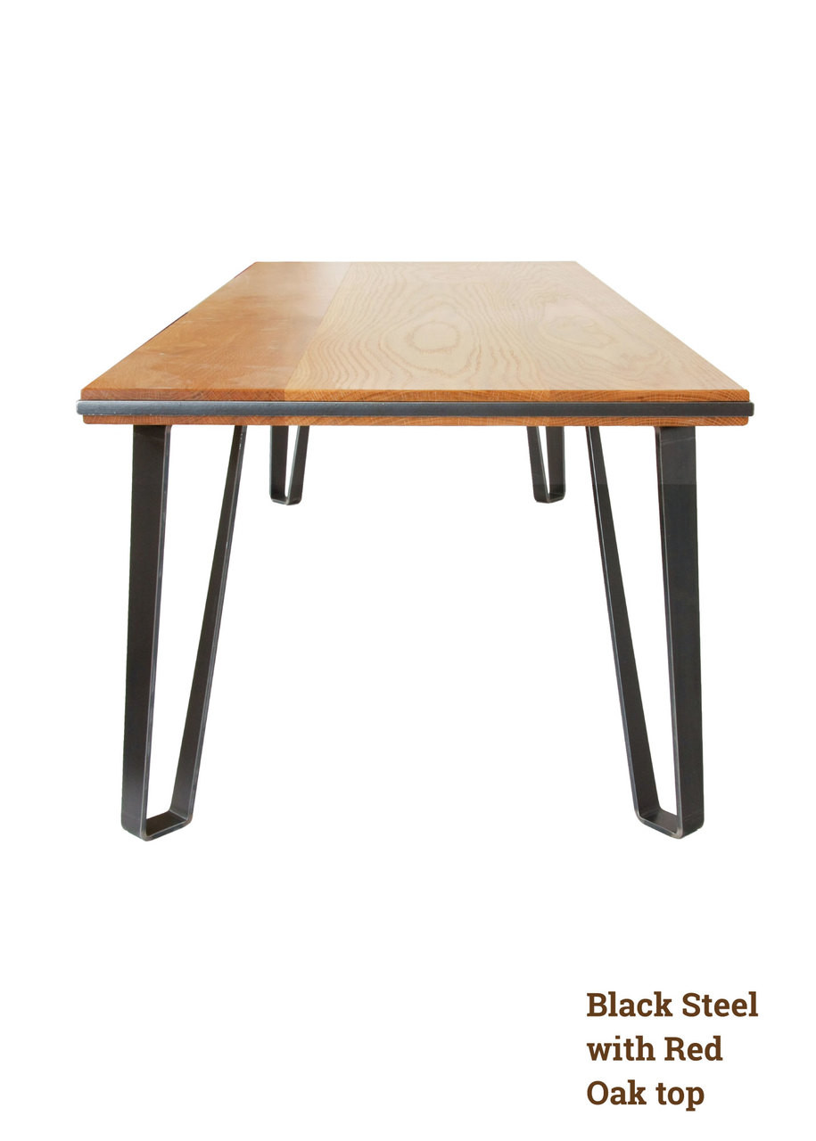 Industrial Metal Tapered Coffee Table Leg 16" Shop