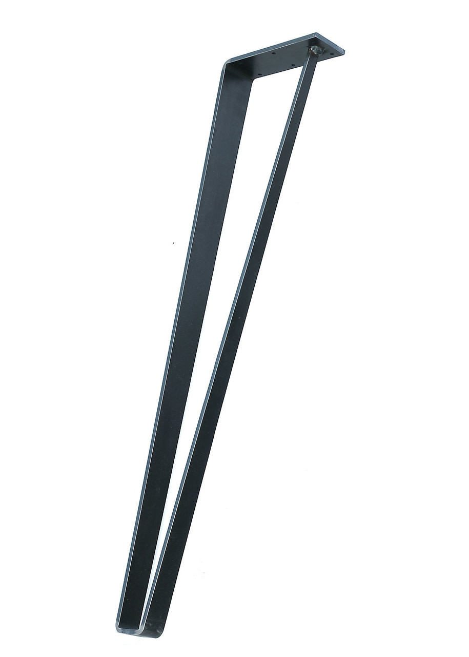 Industrial Metal Tapered Dining Table Leg 28"