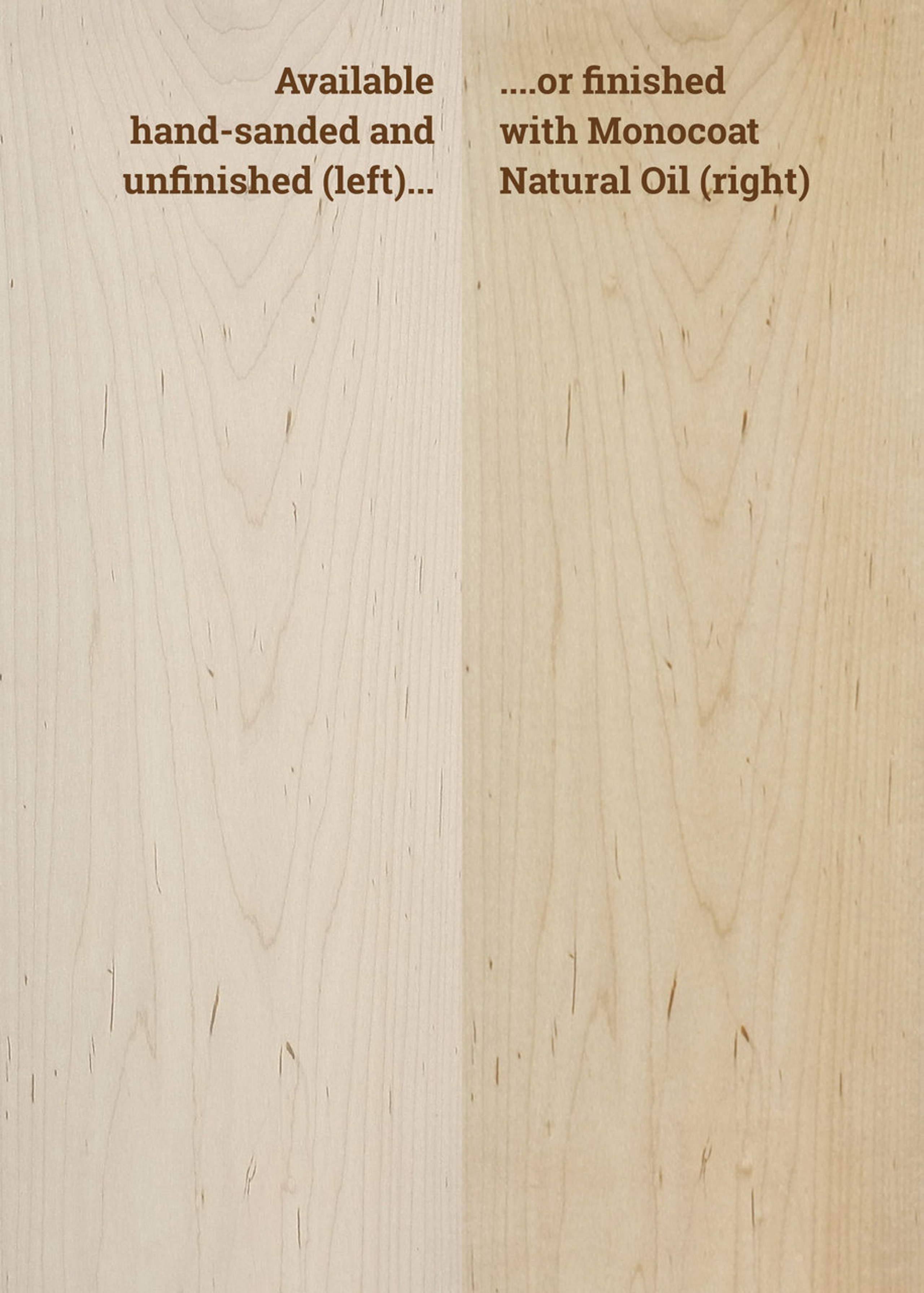 Maple Table Top Custom Made Order Online