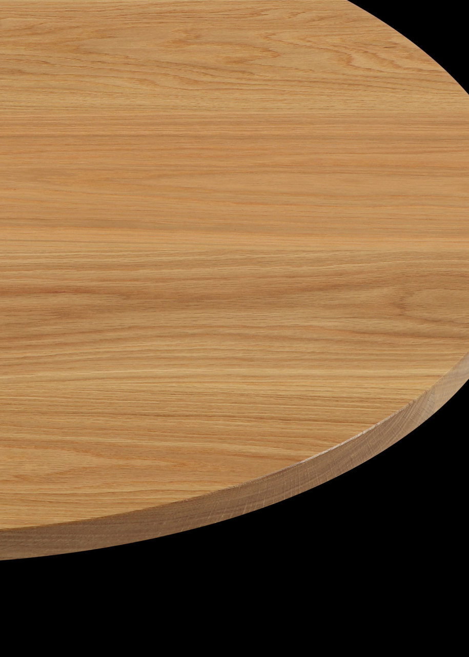 Round White Oak Table Top | Custom Wood Tops | Shop TableLegs.com™