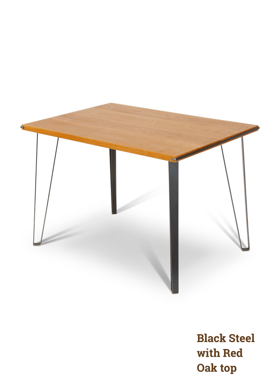 Industrial Metal Tapered Dining Table Leg 28