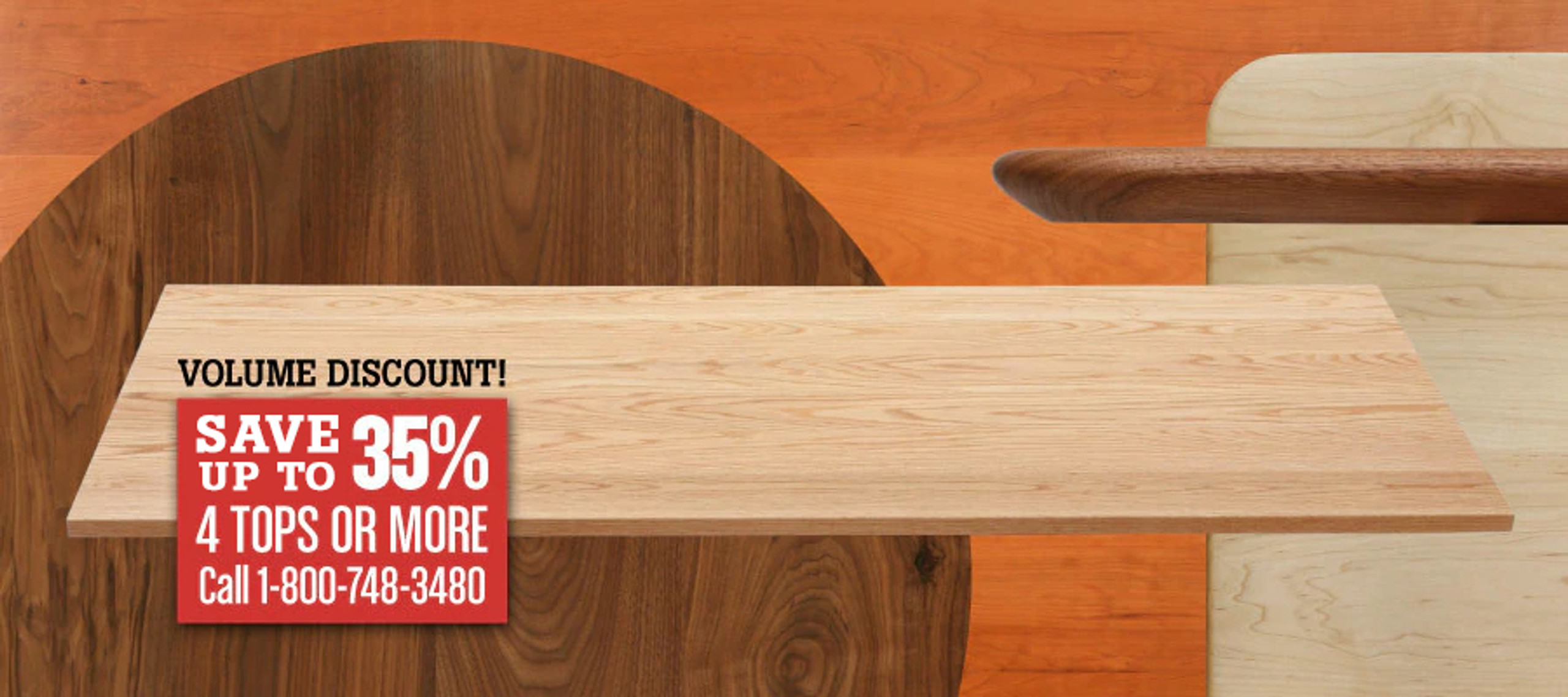 Solid Wood Table Tops Made to Order in USA Shop Online