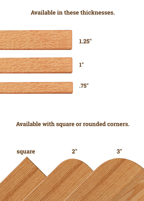 ≡ Custom Table Tops  Superior Size - MBS Wood