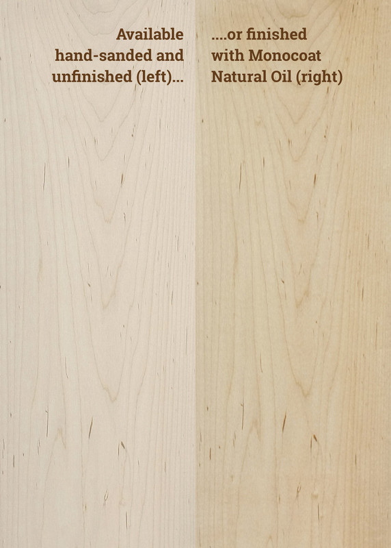 Hard Maple Table Top Custom Made Order Online