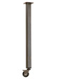 Thin Foursteel Table Leg with Caster