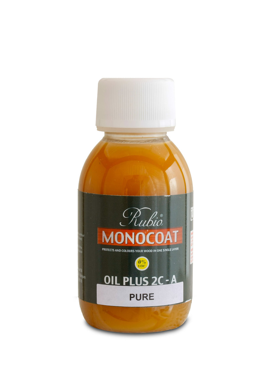 RUBIO MONOCOAT® OIL PLUS 2C COMP.A - PURE (100ml) - Fred's Guitar Parts