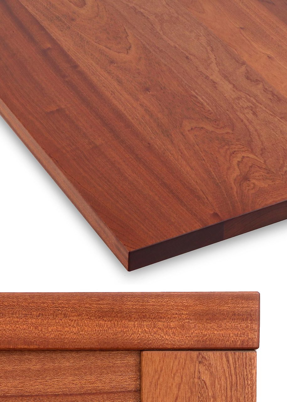 Mahogany Countertop Thick Wood Table Top Tablelegs Com