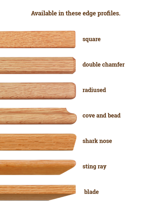 Red Oak Table Top Custom Made Order Online