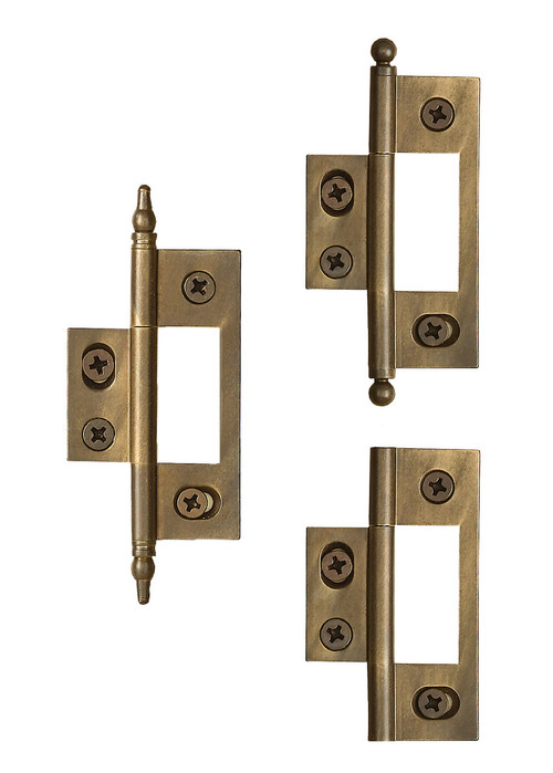 Extruded Brass Fixed-Pin Butt Hinges