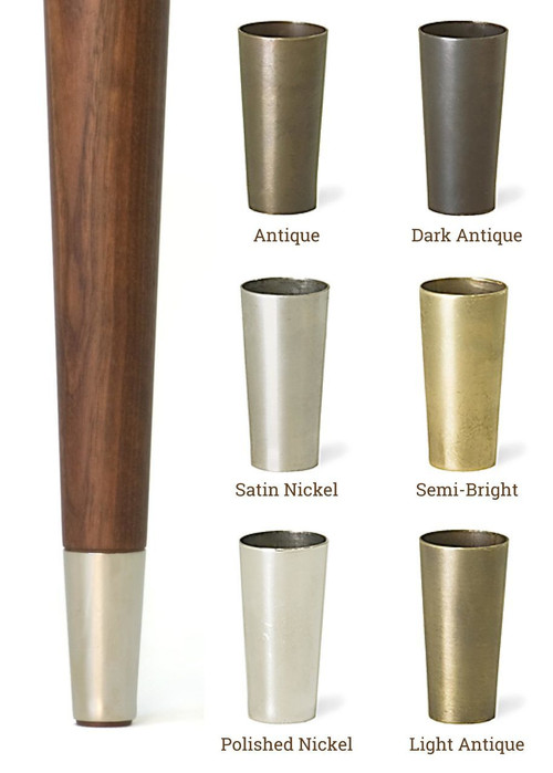 Metal Tips For Mid Centry Modern Legs Table Legs