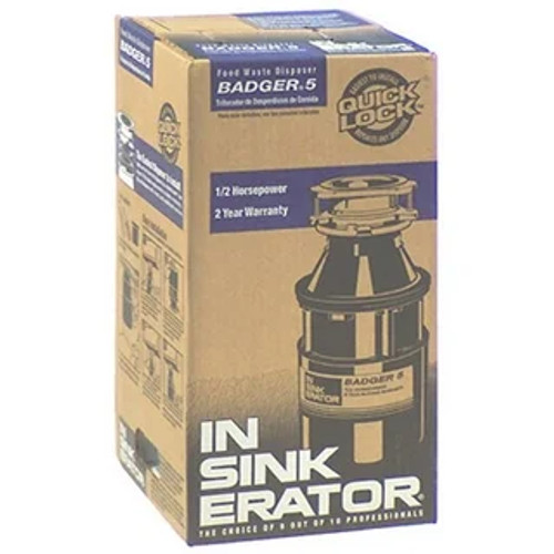 IN-SINK-ERATOR Garbage Disposal: Residential, 1/3 hp Horsepower, 26 oz Grinding Chamber Capacity