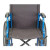 Drive Medical Blue Streak Wheelchair with Flip Back Desk Arms Elevating Leg Rests 20" Seat