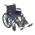 Drive Medical Blue Streak Wheelchair with Flip Back Desk Arms Elevating Leg Rests 20" Seat