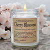 Cherry Blossoms Handcrafted Soy Wax Candle