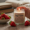 Champagne & Strawberry Handcrafted Soy Wax Candle