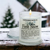 First Snow Apothecary Soy Wax Candle