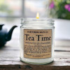 Tea Time Handcrafted Soy Wax Candle