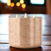 Cranberry Prosecco Copper Mercury Glass Candle