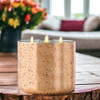 Cranberry Prosecco Copper Mercury Glass Candle
