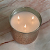 Cranberry Prosecco Copper Mercury Glass Candle