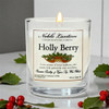 Holly Berry Soy Wax Candle