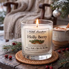 Holly Berry Soy Wax Candle