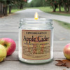 Apple Cider Handcrafted Soy Wax Candle