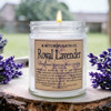 Royal Lavender Handcrafted Soy Wax Candle